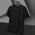 Men's Summer Round Neck Short Sleeved Short Sleeved T-shirt Black